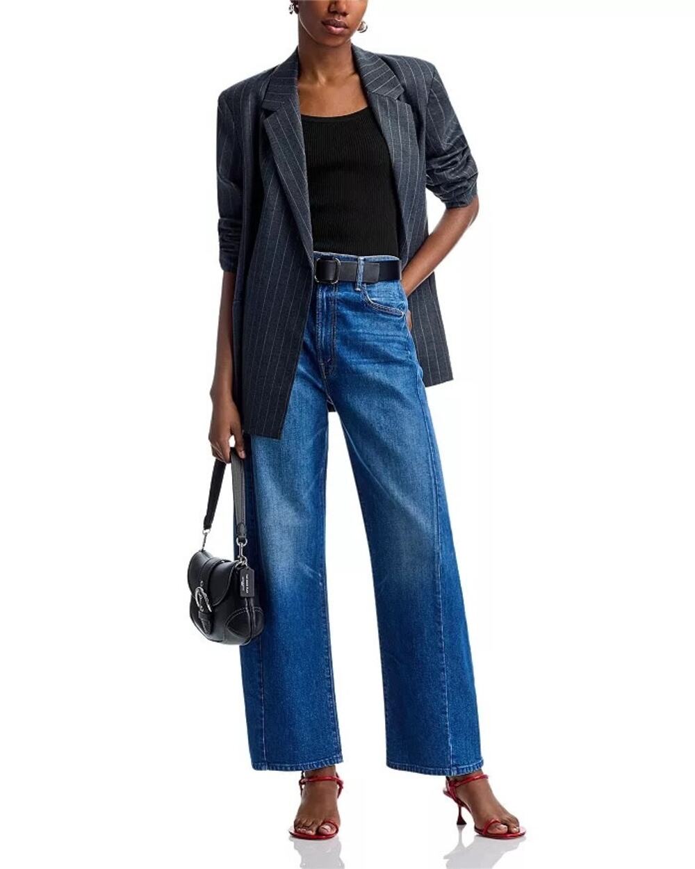 Mother Denim The Full Pipe Flood Barrel Jeans It’s a Small World Size 27